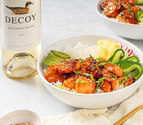 Salmon Teriyaki Bowl
