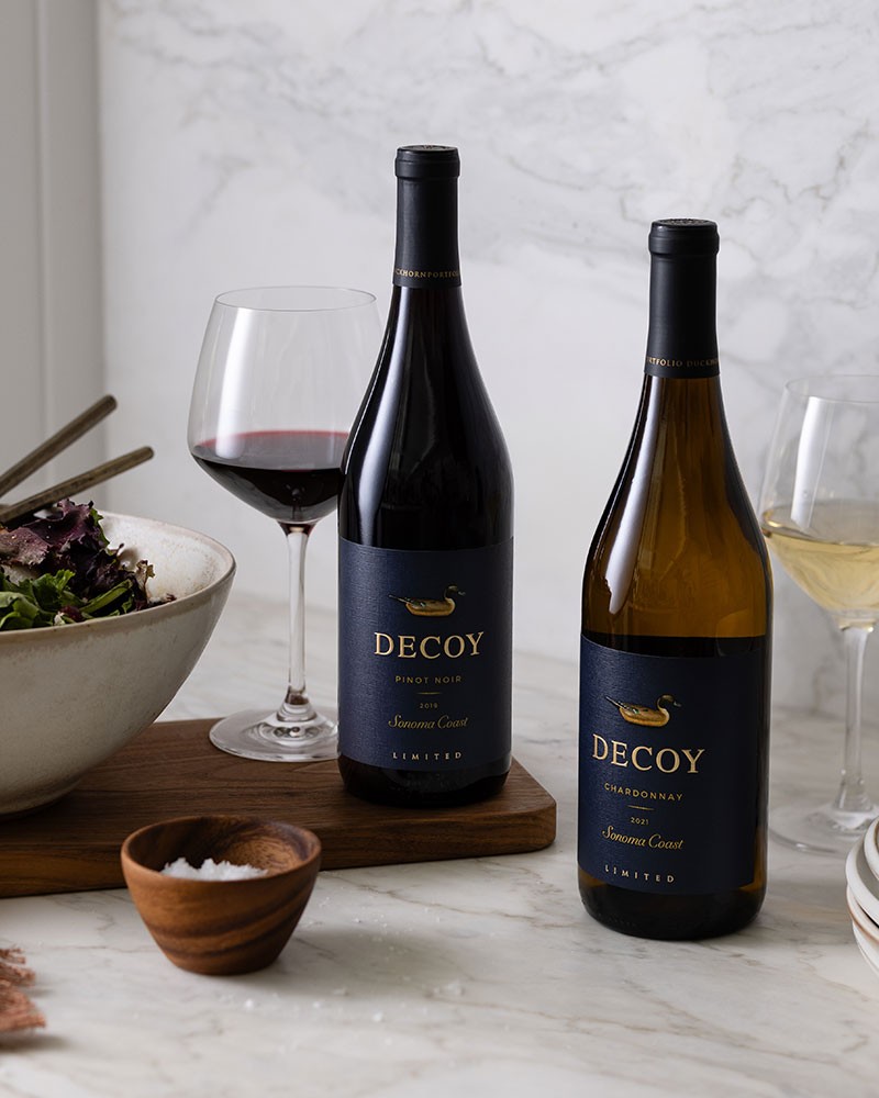 Decoy Limited Pinot and more with food
