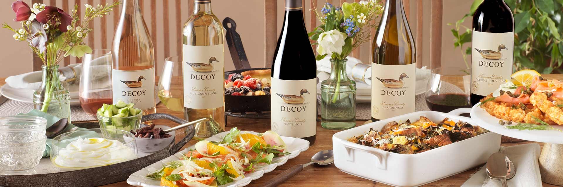 Decoy Brunch Recipe Menu Wine Pairing