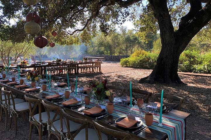 Paraduxx outdoor Live Fire Roast event