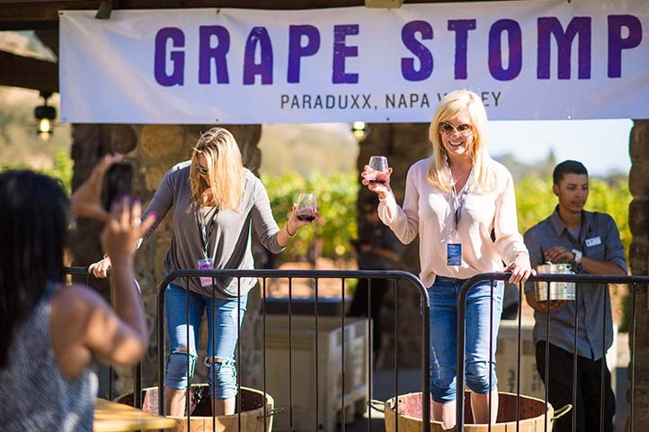 Paraduxx Annual Grape Stomp Competition