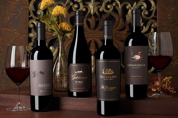 Duckhorn Portfolio wines for Pinnacle Dinner event